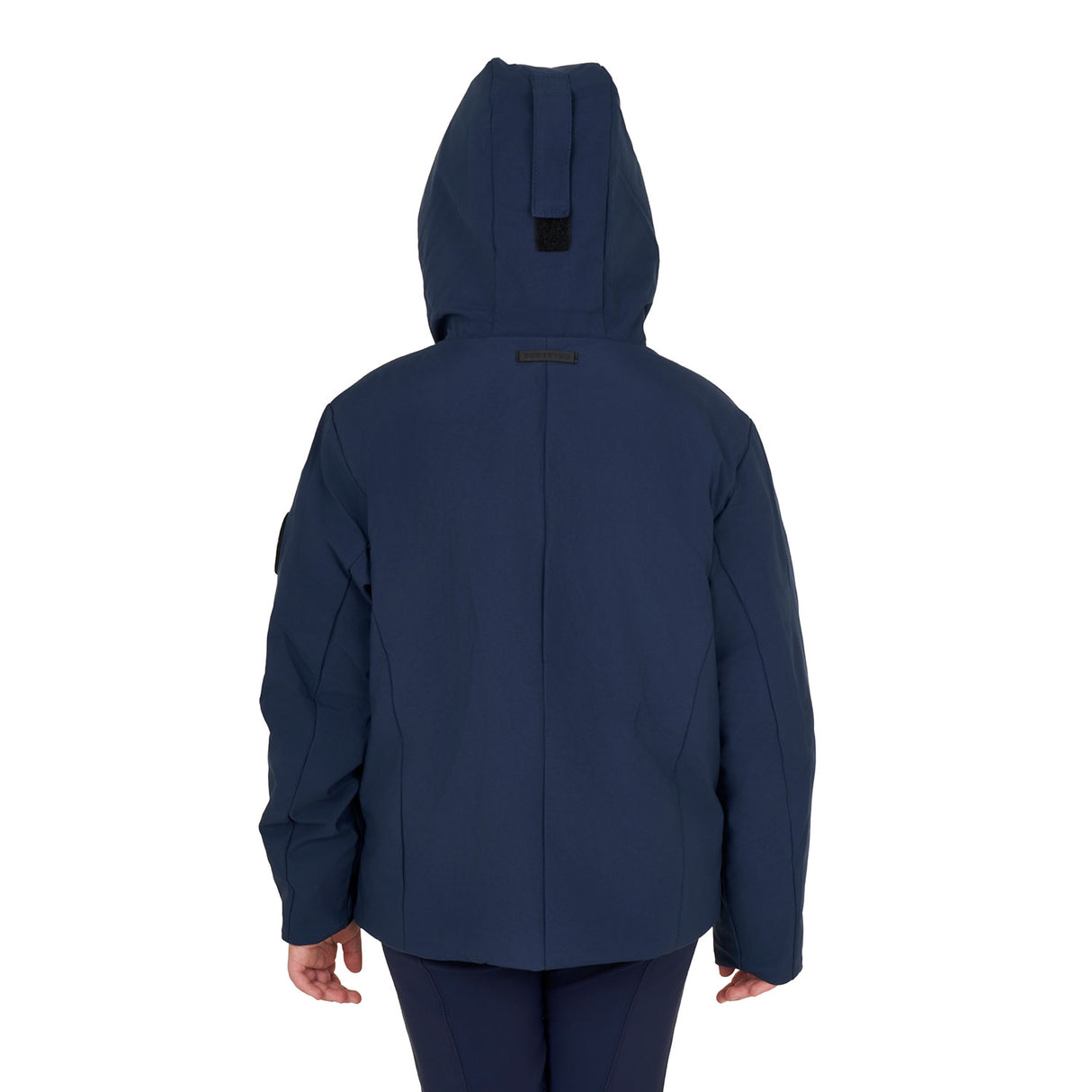 Equestro Unisex Kids Waterproof And Windproof Nylon Jacket #colour_blue