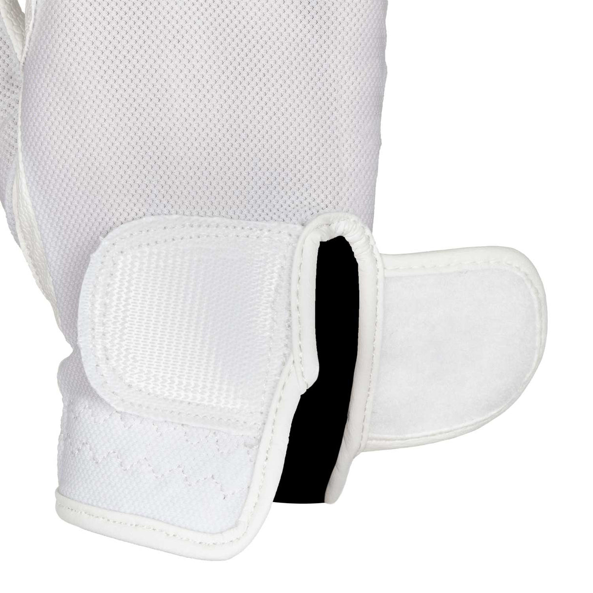 Equestro Unisex Gloves In Technical Fabric And Mesh #colour_white