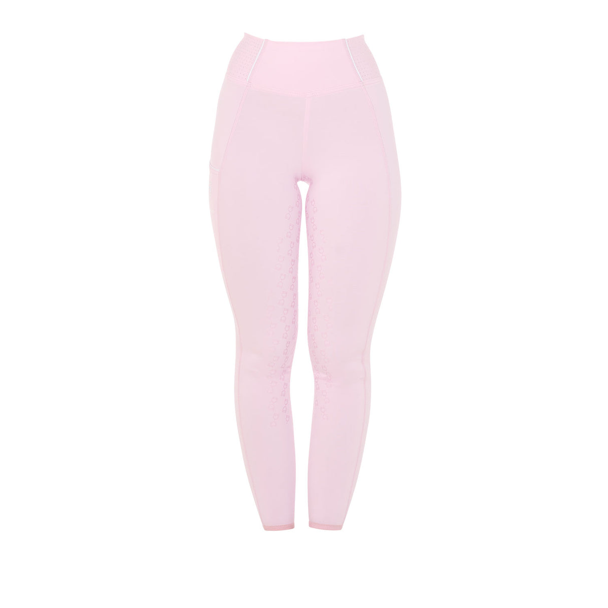 Equestro Women's Slim Fit High-Waisted Leggings with Rhinestones