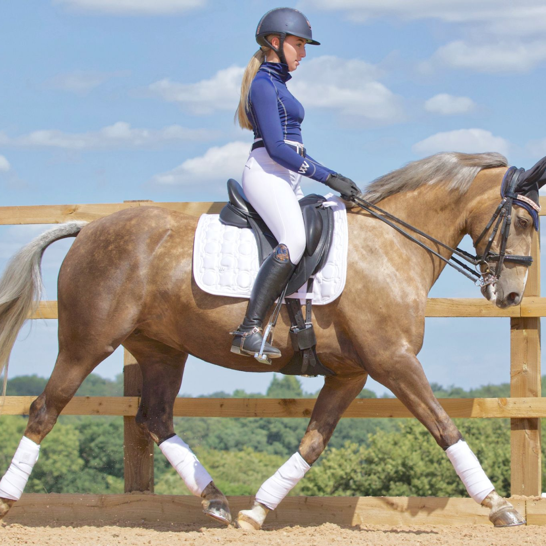 Woof Wear Vision Dressage Saddle Pad #colour_white