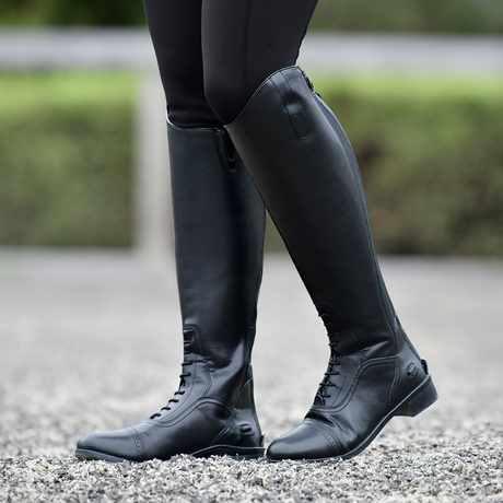 Saxon Syntovia Tall Field Boots #colour_black