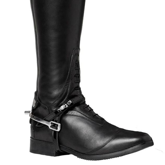 Mountain Horse Jubilé Patent Spur Straps #colour_brown