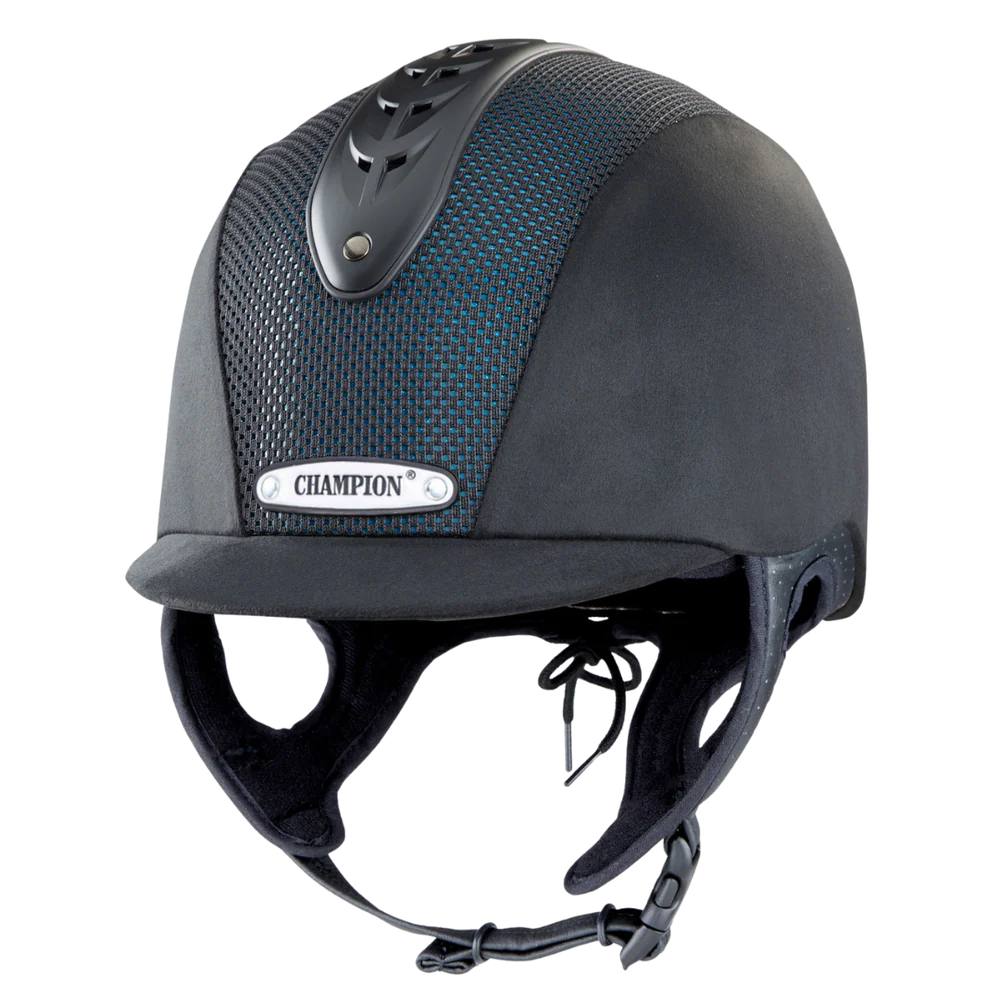 Champion Revolve X-Air Nova Peaked Helmet #colour_black-teal