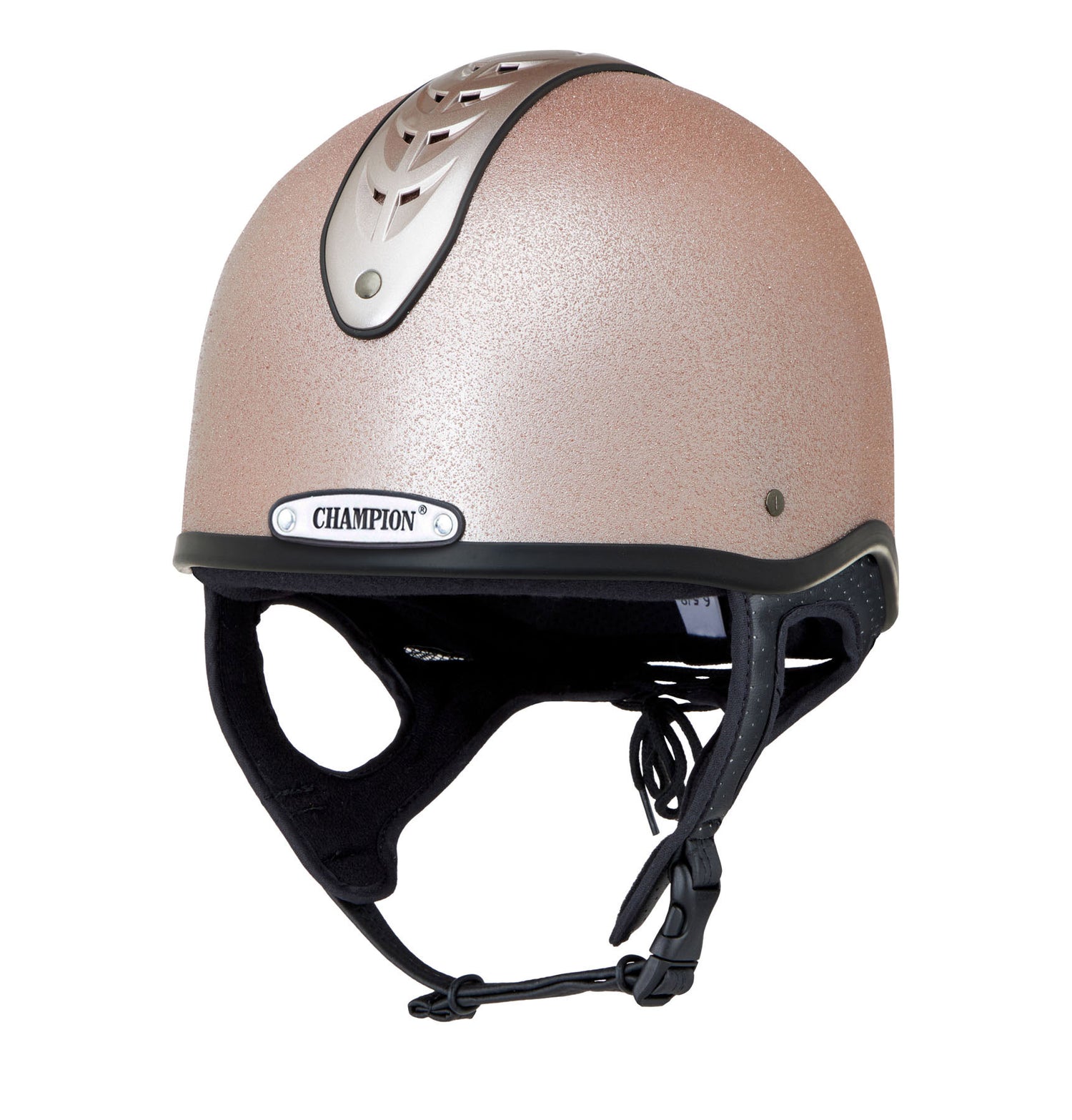 Champion Junior X-Air Nova Jockey Helmet #colour_rose-gold