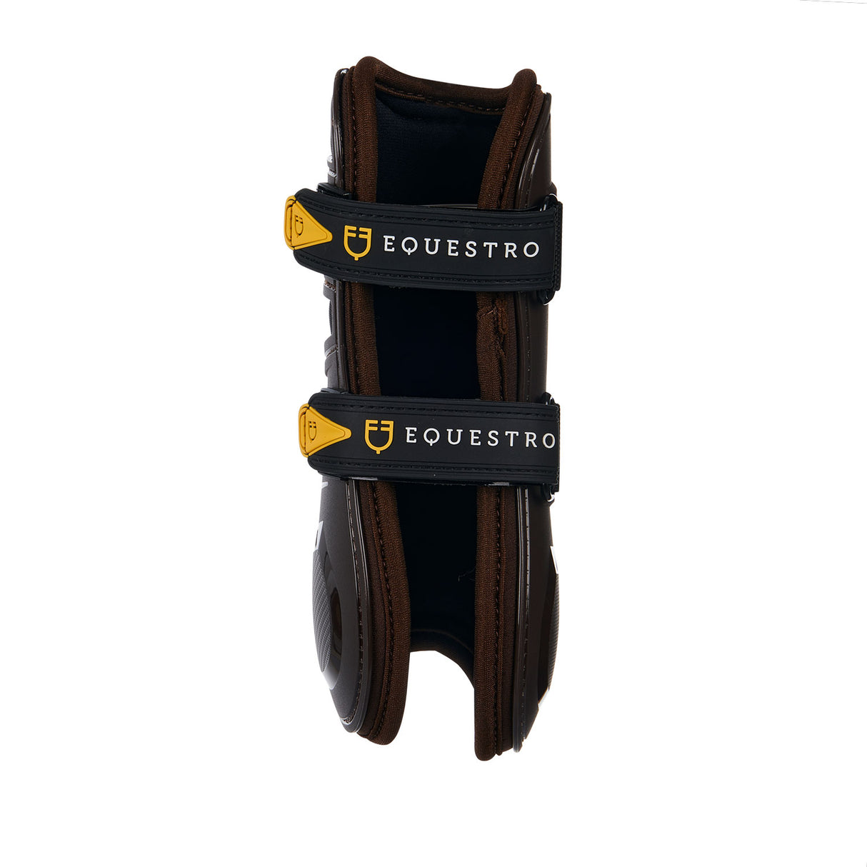 Equestro Tendon Boots In Polyurethane And Neoprene #colour_brown