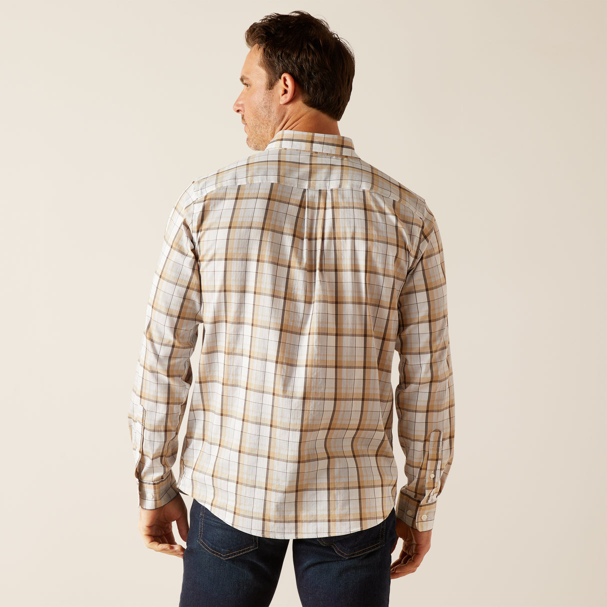Ariat Men's Napa Shirt #colour_beige