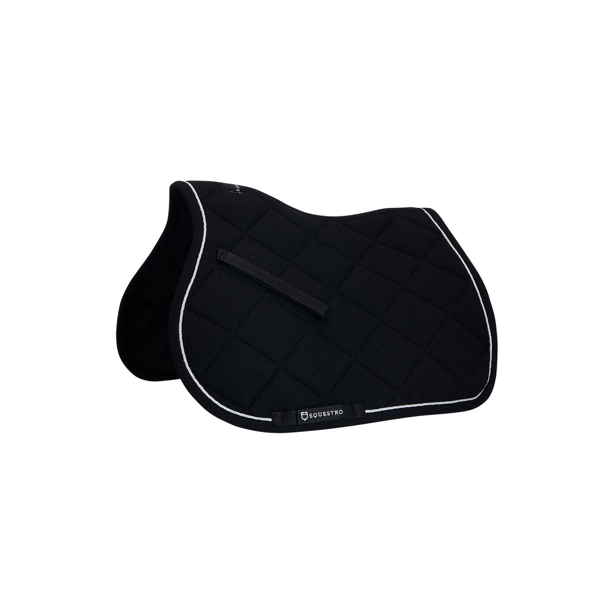 Equestro Pony Jumping Saddle Pad In Cotton With Trimmings