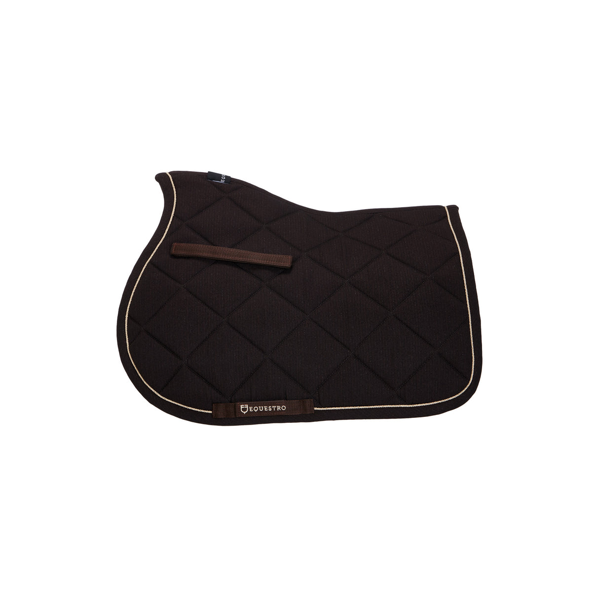 Equestro Pony Jumping Saddle Pad In Cotton With Trimmings