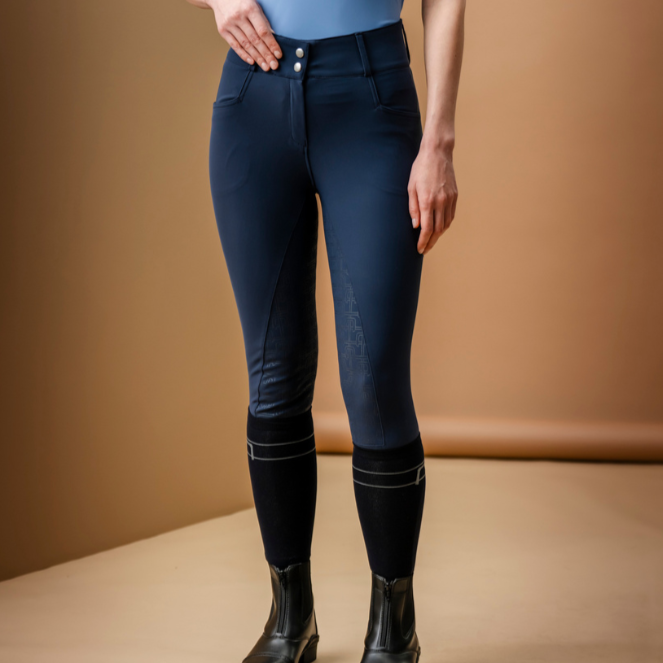 Alessandro Albanese Allora Full Seat High Rise Breech #colour_core-navy