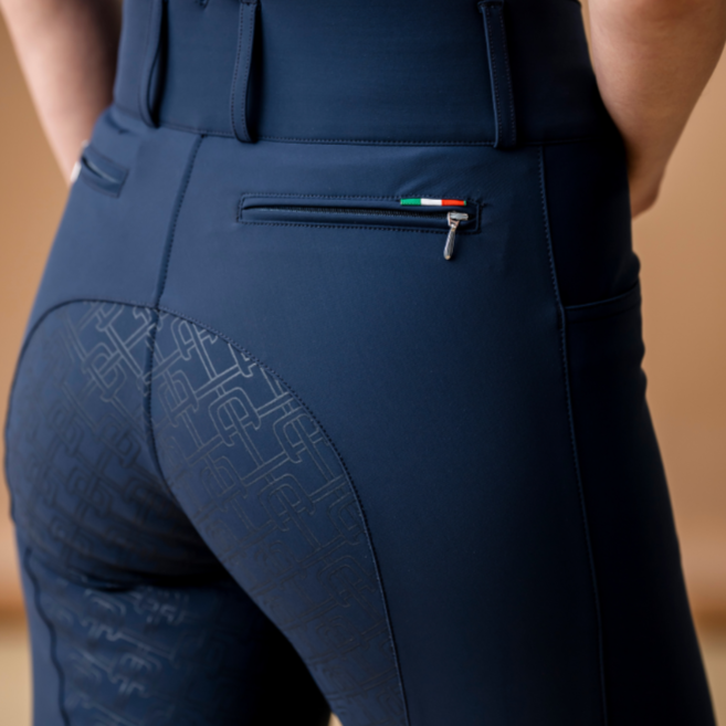 Alessandro Albanese Allora Full Seat High Rise Breech #colour_core-navy
