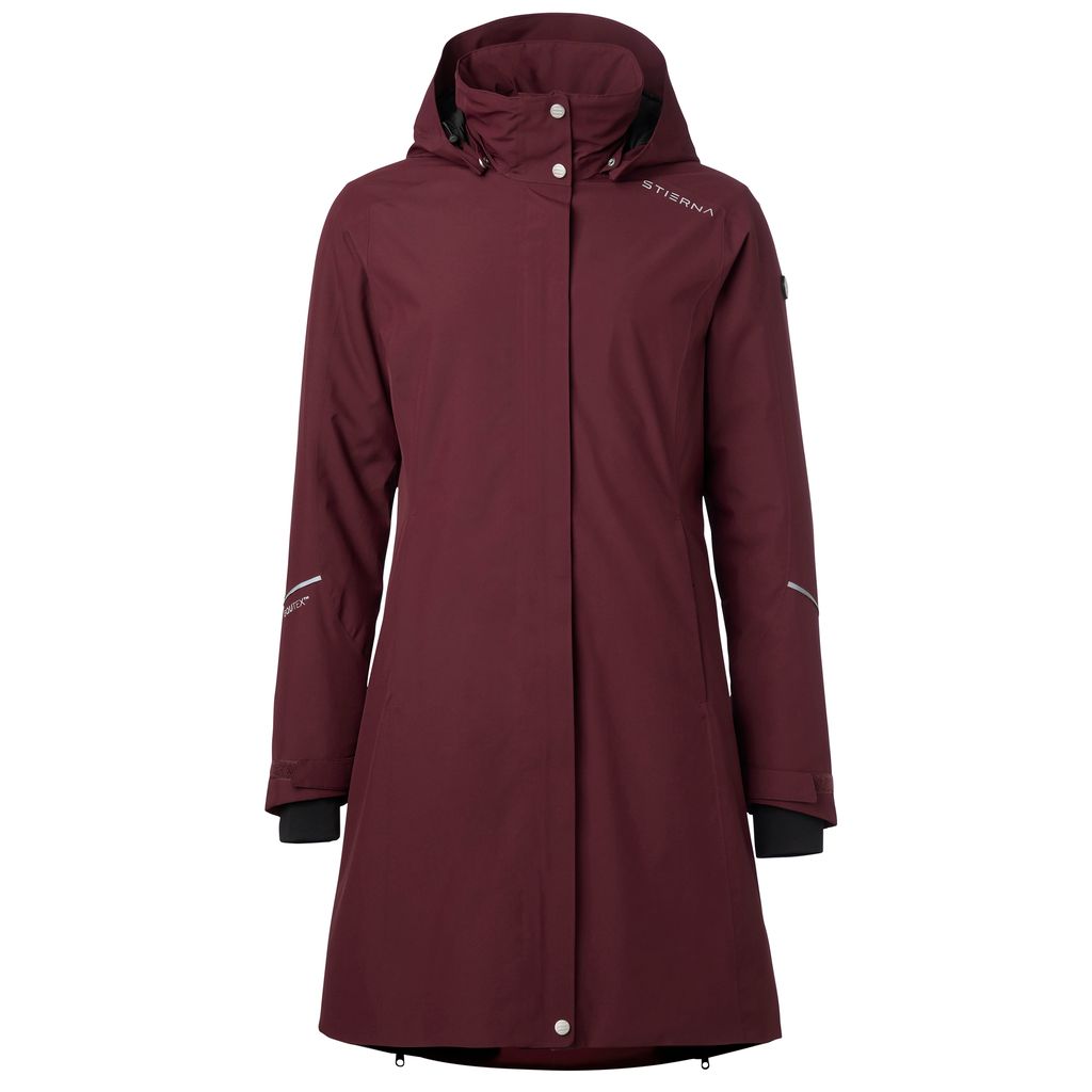 Stierna Stella Winter Short Coat #colour_merlot