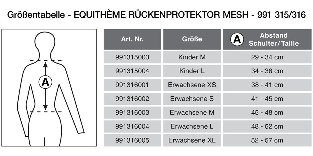 Equitheme Mesh Back Protector