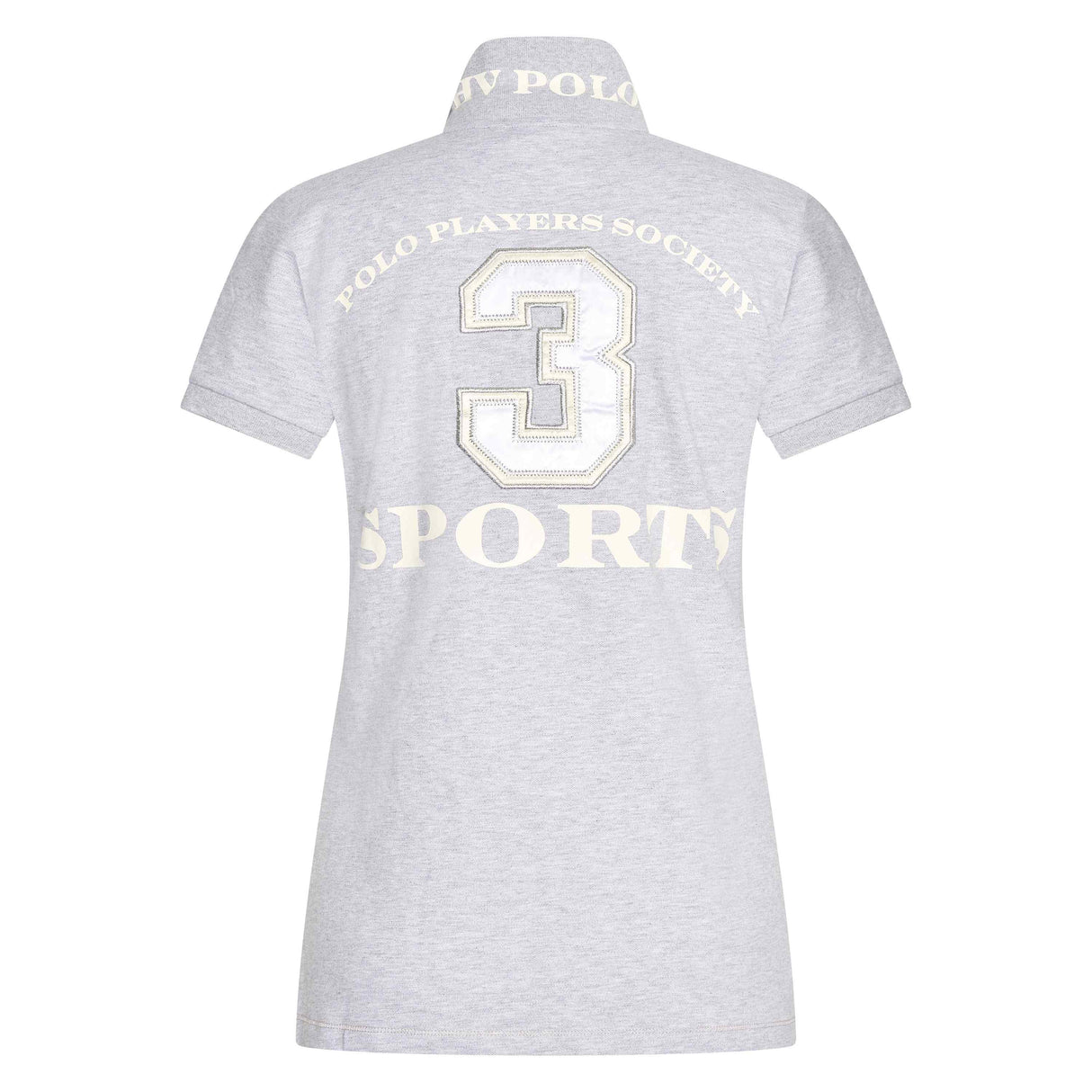 HV Polo Favouritas EQ Short Sleeve Polo Shirt - Grey Heather #colour_grey-heather