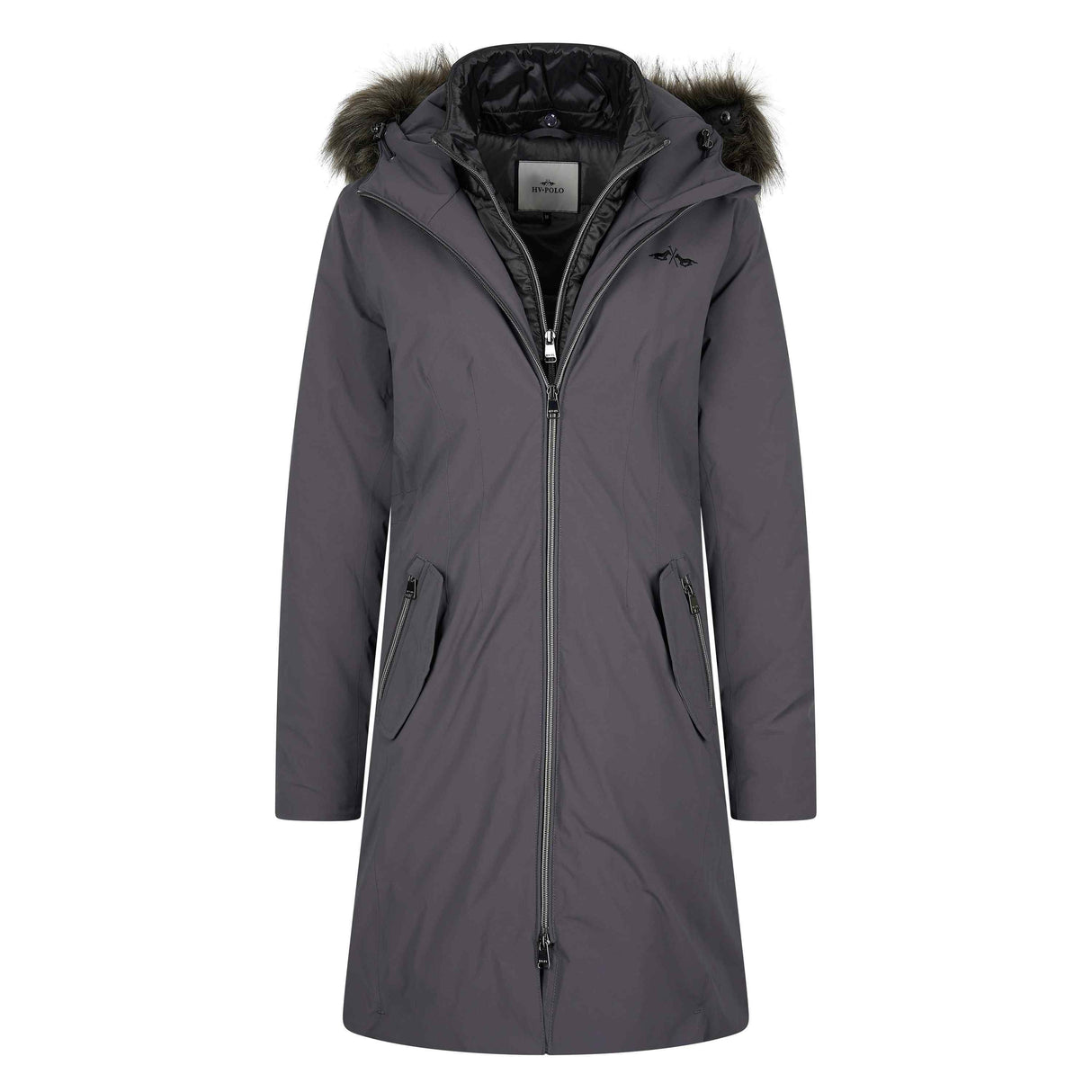 HV Polo Isa Parka #colour_zinc-grey