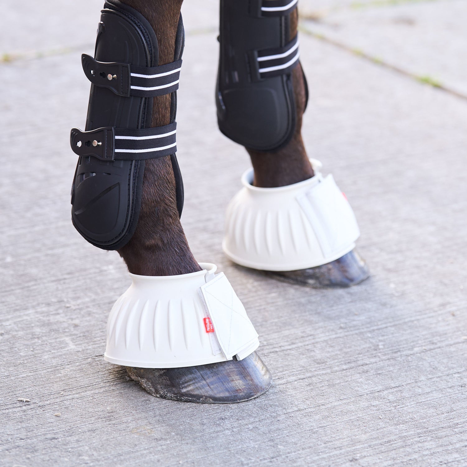 Imperial Riding Classic Rubber Bell Boots #Colour_white