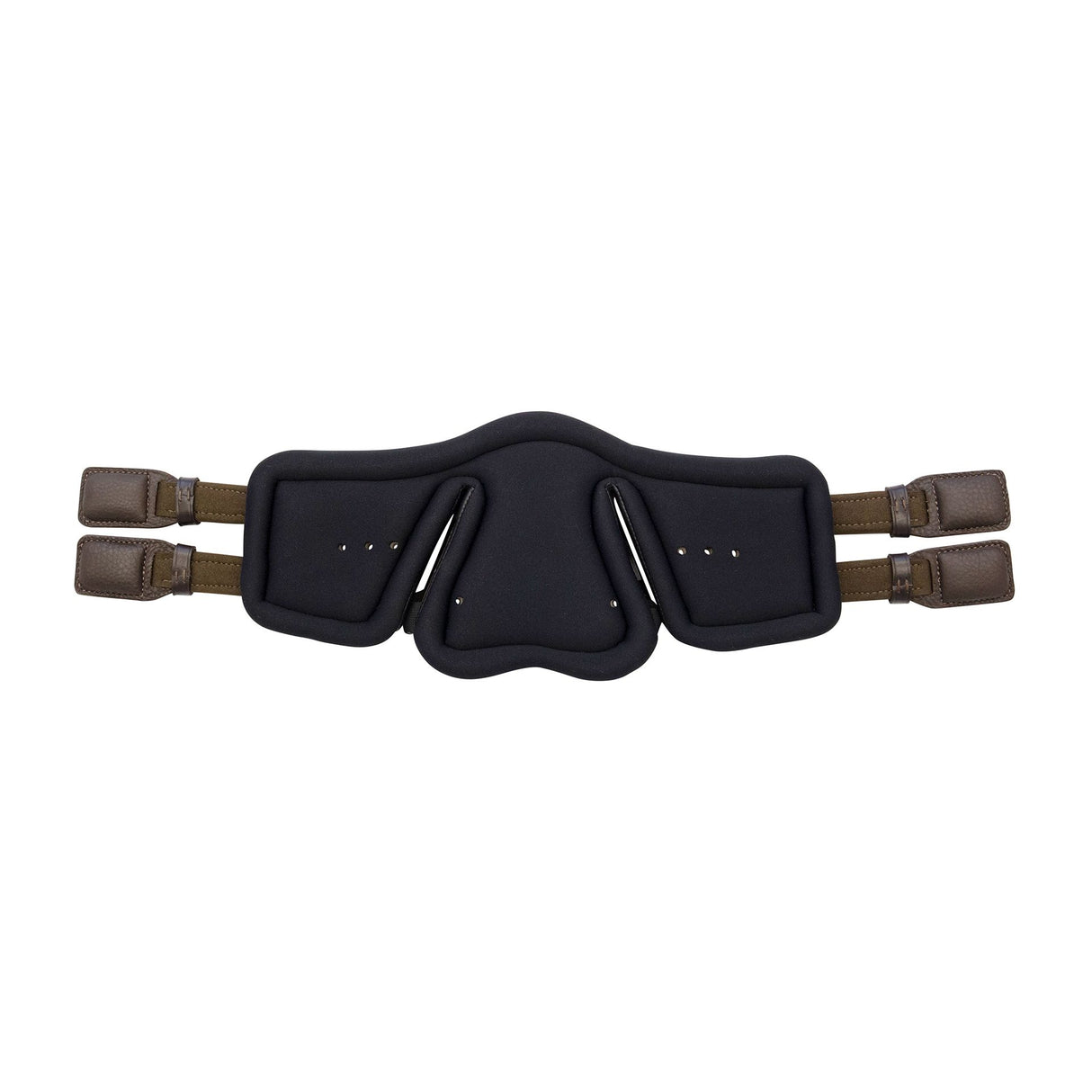 Stubben Equi-Soft® Short Saddle Girth with Cover - Ebony #colour_neoprene-black