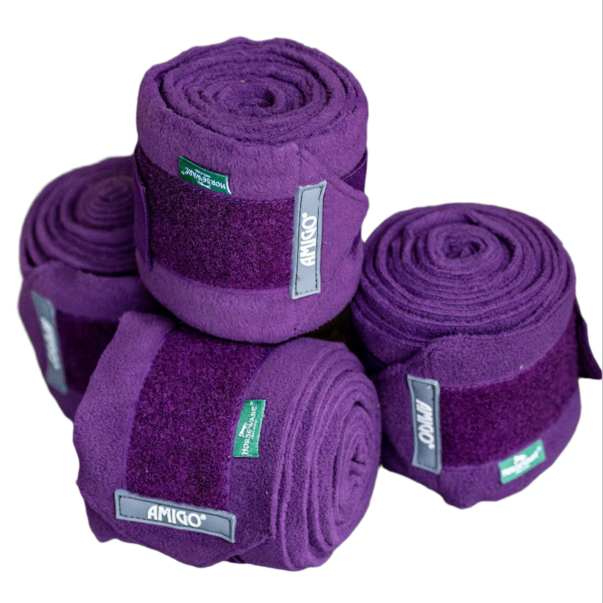 Horseware Ireland Amigo Fleece Bandages #colour_winterberry