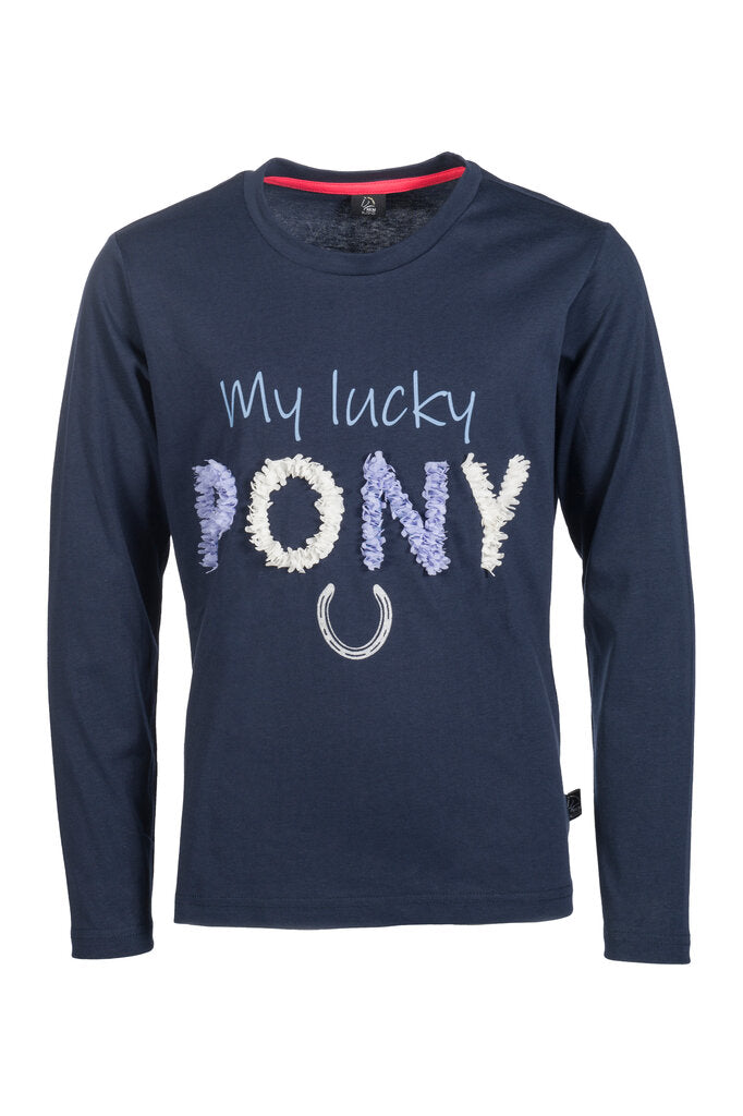 HKM Children's Long Sleeve Shirt -Aymee- #colour_deep-blue