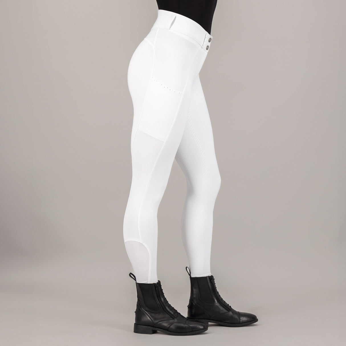 Imperial Riding Women's Bliss Full Grip Riding Breeches #colour_white