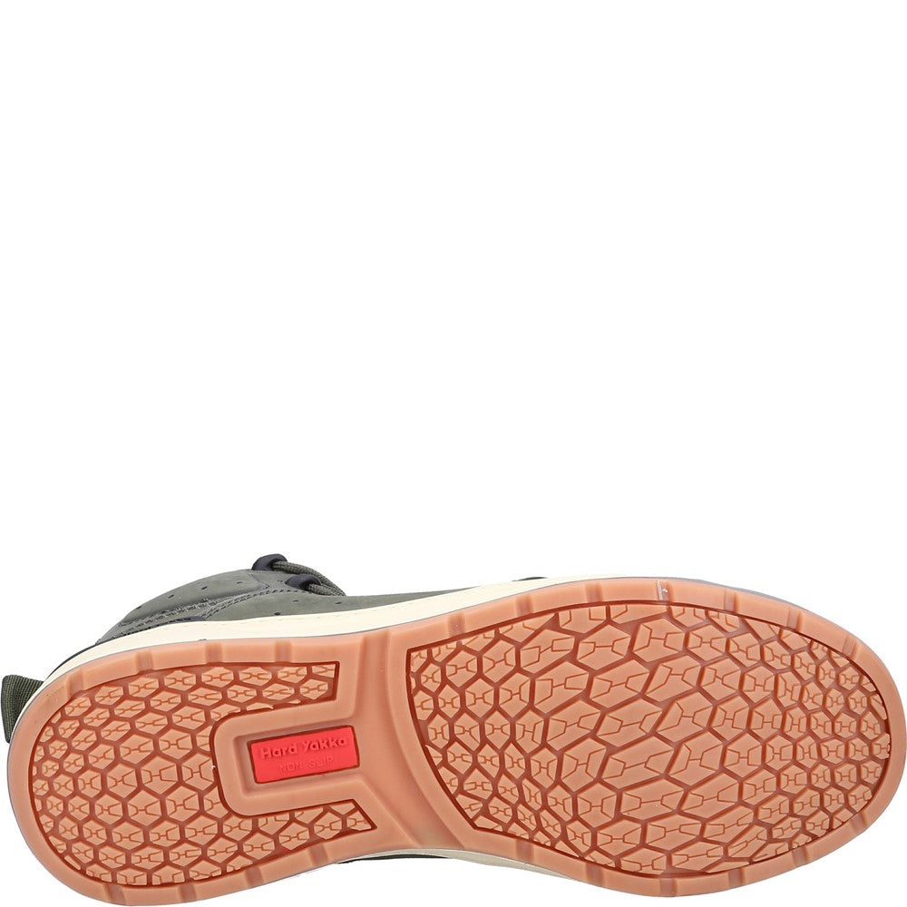 Hard Yakka 3056 Lace Zip Safety Boot #colour_olive