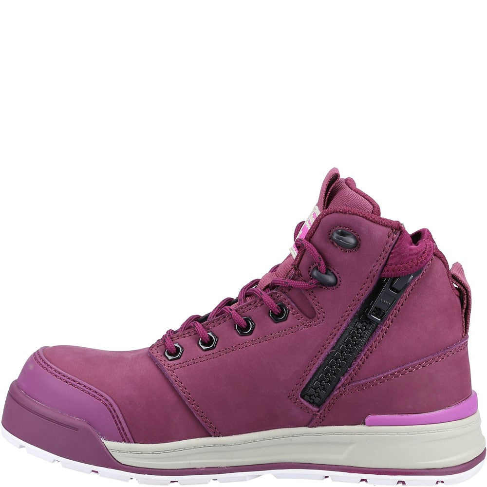 Hard Yakka 3056 PR Side Zip Safety Boot #colour_shiraz