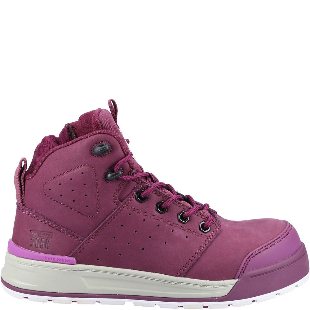 Hard Yakka 3056 PR Side Zip Safety Boot #colour_shiraz