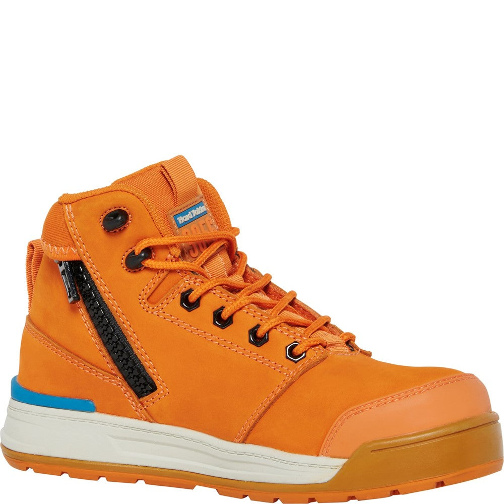 Hard Yakka 3056 PR Side Zip Safety Boot #colour_orange