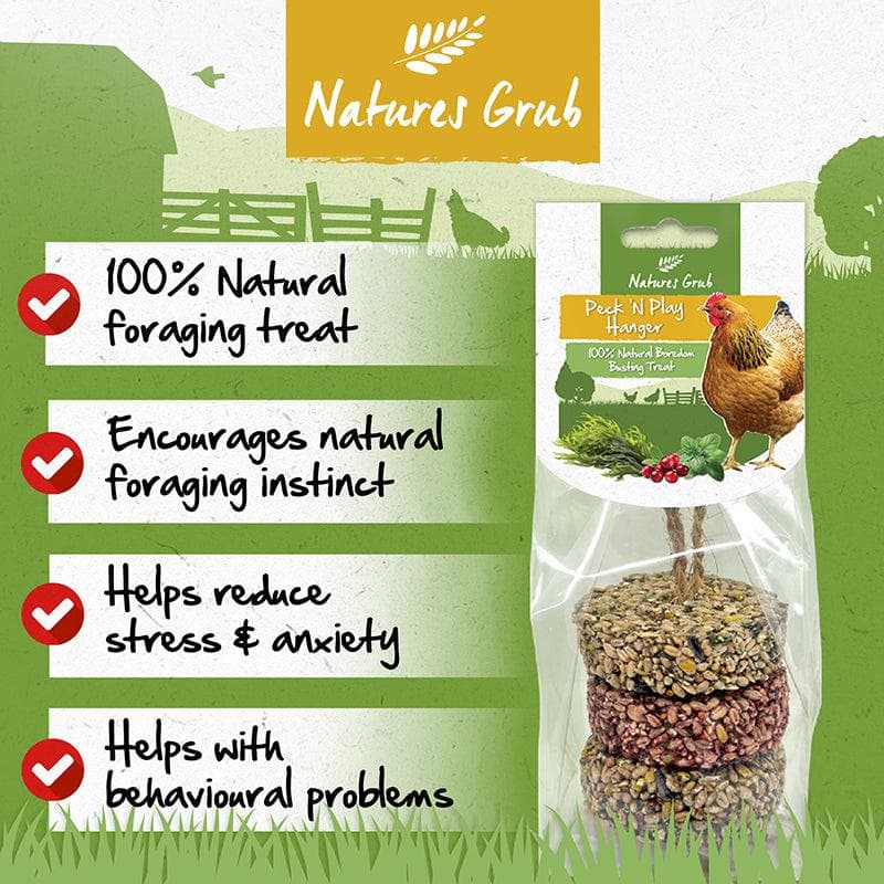 Natures Grub Peck 'N' Play Hanging Treat