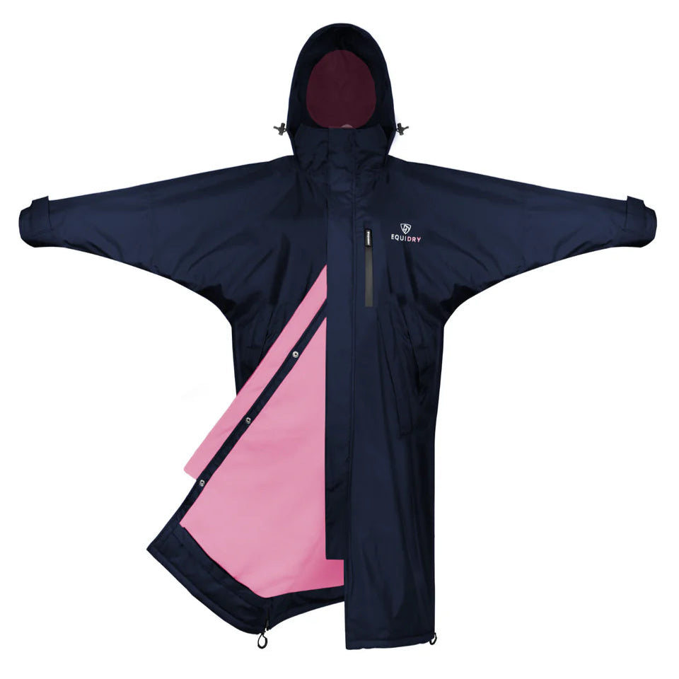 EQUIDRY Women's Thin Fleece Evolution #colour_navy-penelope-pink