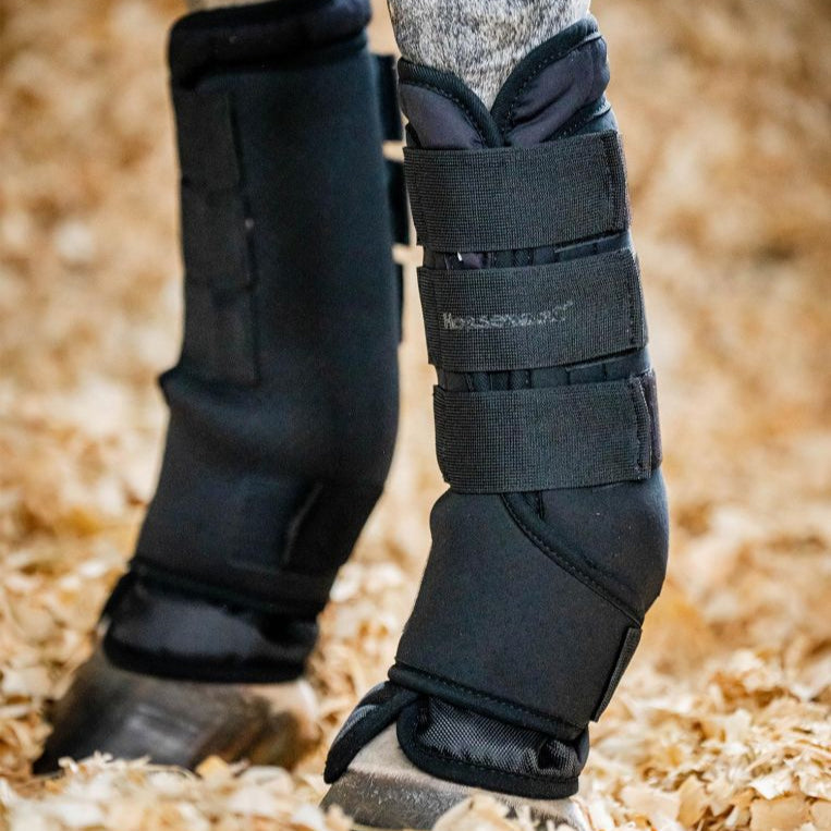 Horseware Ireland Pro Bamboo Stable Boots #colour_black-black