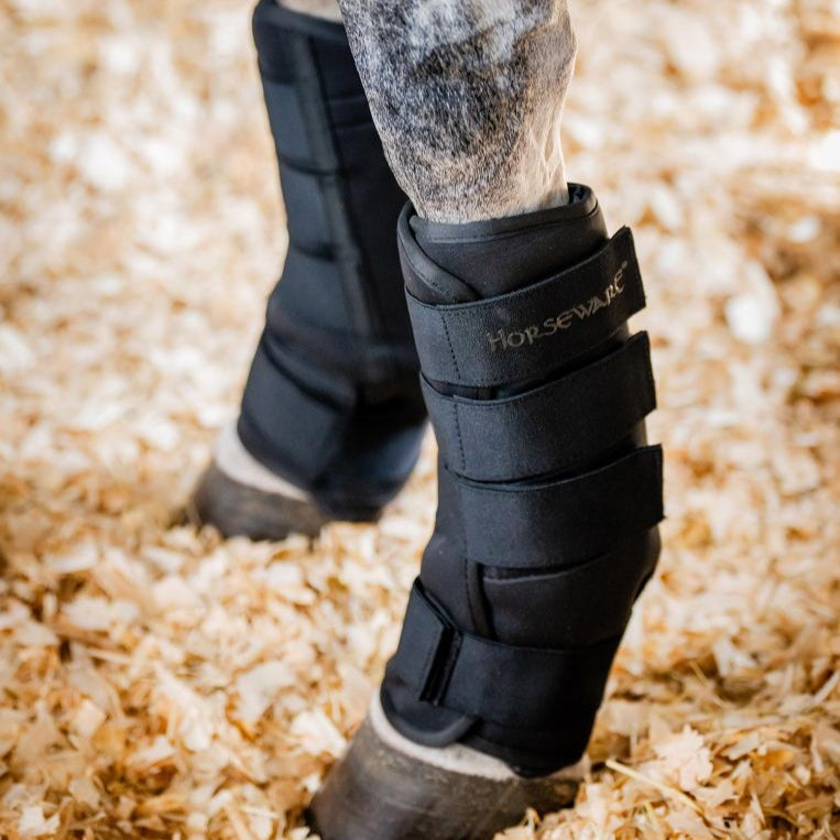 Horseware Ireland Ice Gel Stable Boots #colour_black-black