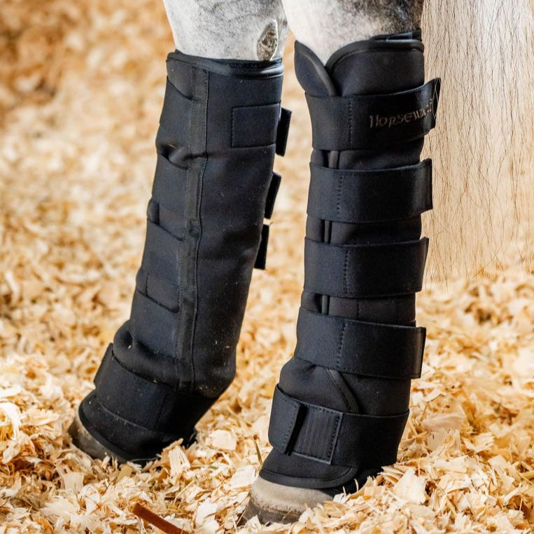 Horseware Ireland Ice Gel Stable Boots #colour_black-black