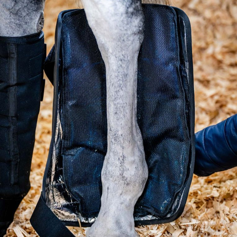 Horseware Ireland Ice Gel Stable Boots #colour_black-black