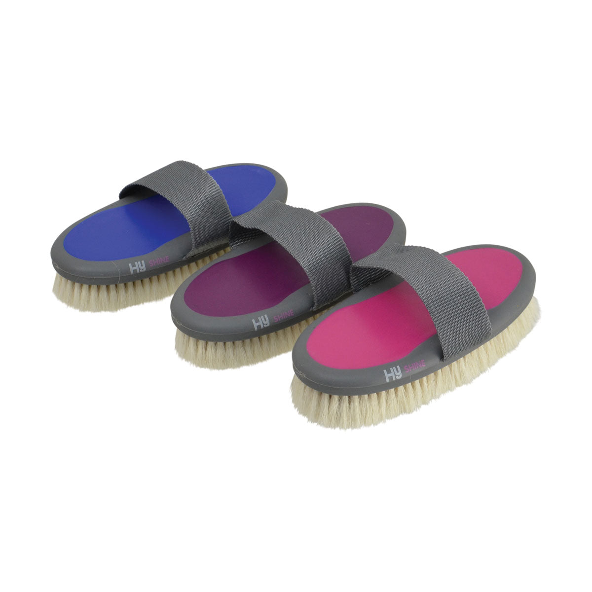 Brosse pour le corps en poils de chèvre HySHINE Active Groom