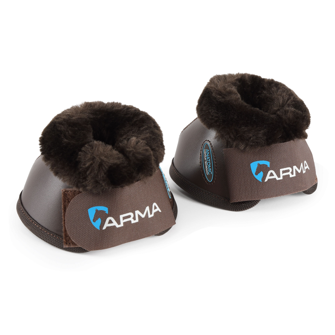 Shires ARMA Anatomic Comfort Over Reach Boots #colour_brown