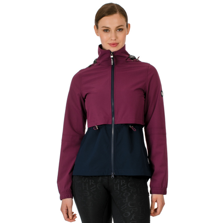 Horseware Carrie Riding Jacket #colour_beetroot-navy