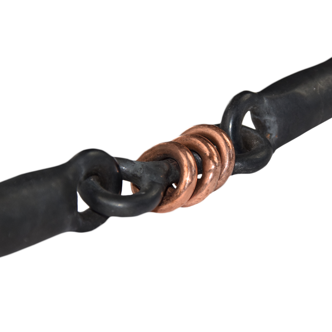 GS Equestrian Tom Thumb Sweet Iron Roller Link Bit