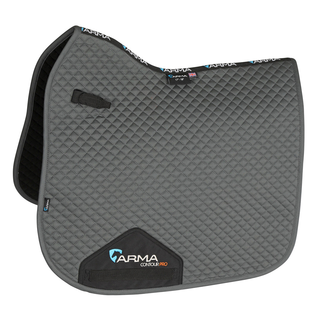 Shires ARMA Dressage Saddlecloth #colour_grey
