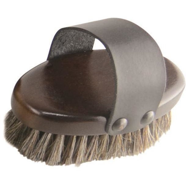 Brosse pour le corps en bois HySHINE Deluxe en crin de cheval