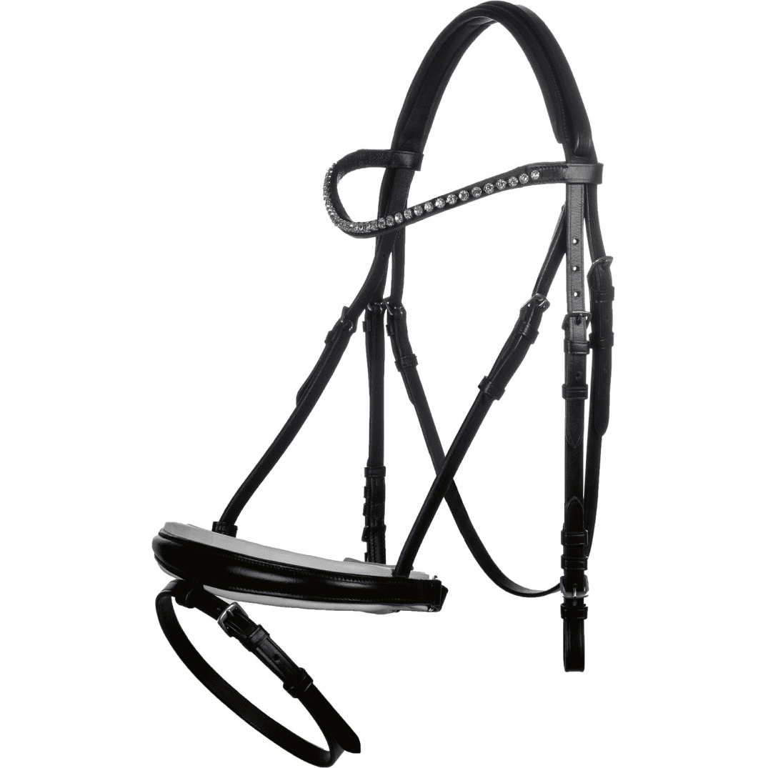 HKM Flora Bridle #colour_black