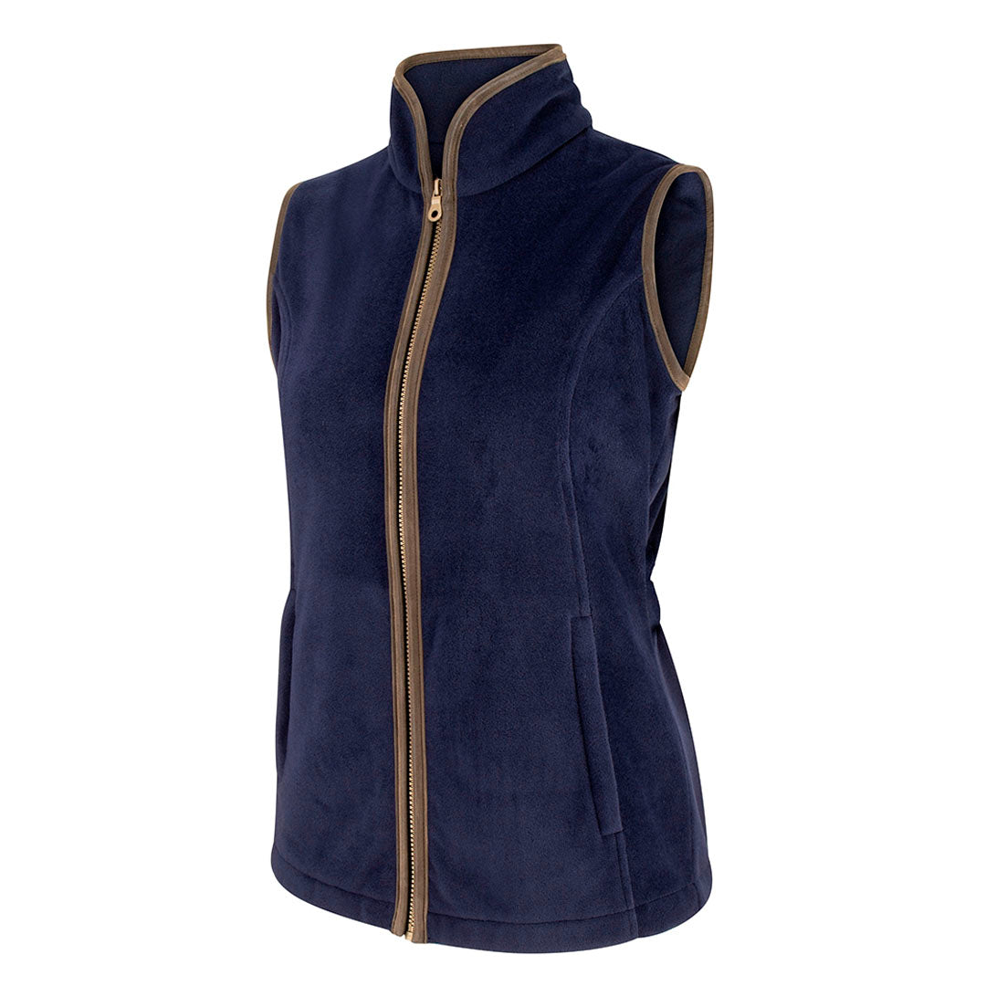 Hoggs of Fife Stenton Ladies Fleece Gilet #colour_navy