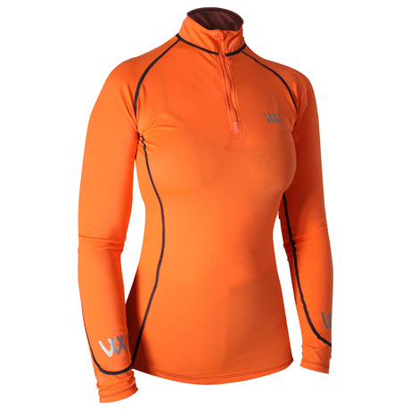 Woof Wear Performance Ladies Riding Shirt #colour_orange