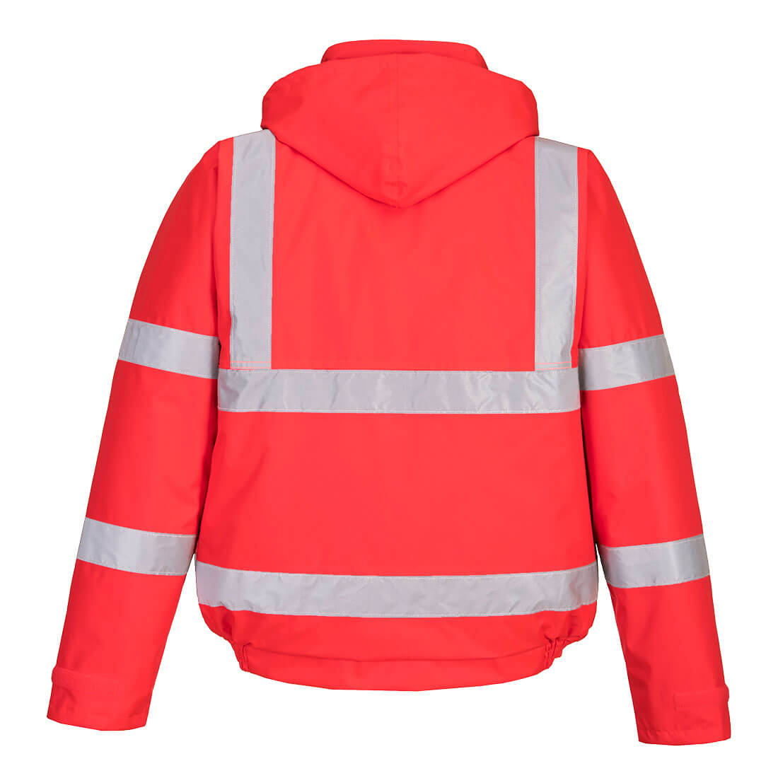 Portwest Hi-Vis Bomber Jacket #colour_red