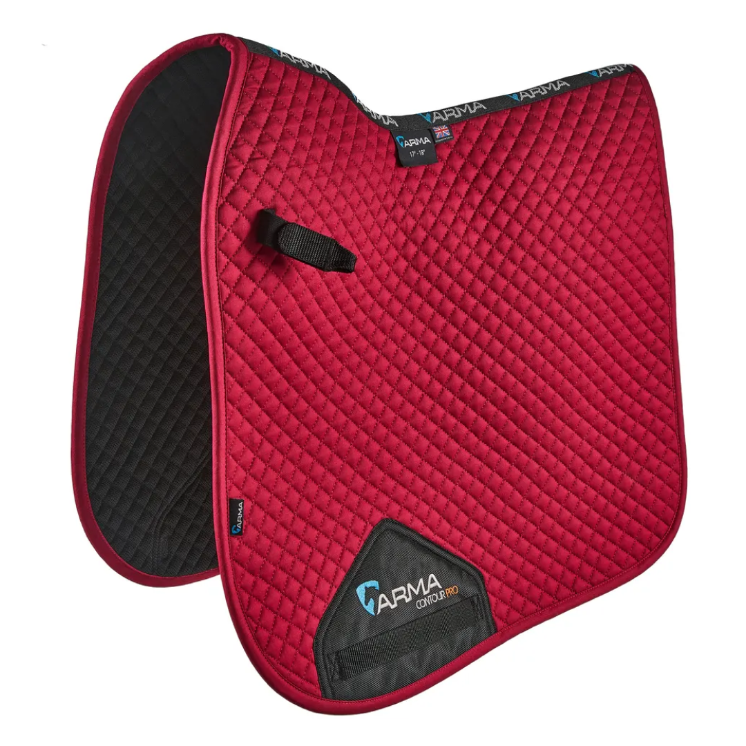Shires ARMA Dressage Saddlecloth #colour_raspberry
