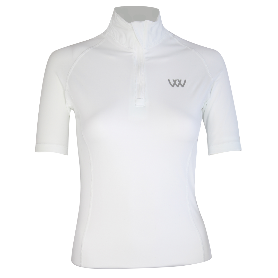Woof Wear Performance Short Sleeve Riding Shirt #colour_white