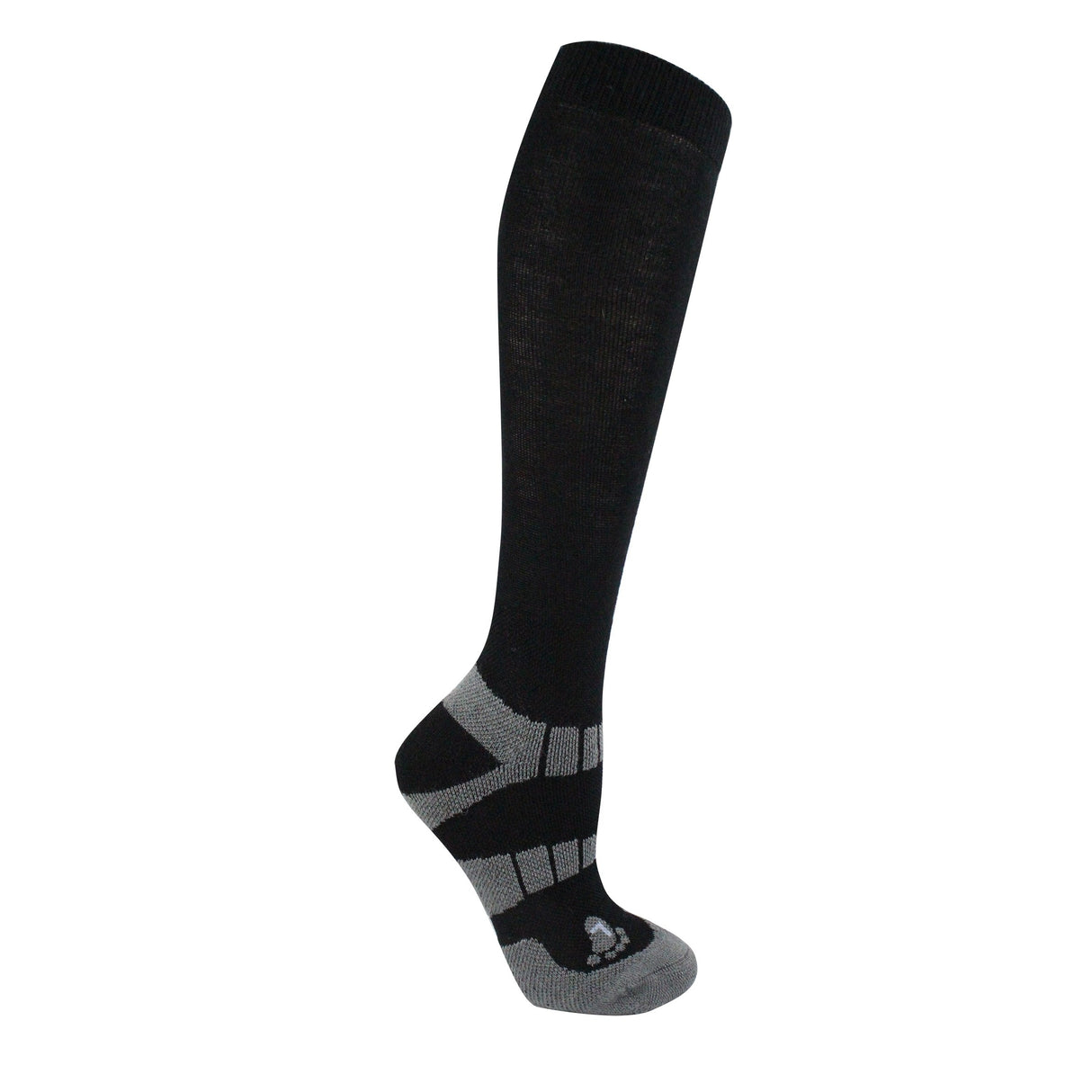 Woof Wear Winter Riding Sock #colour_black-grey