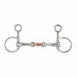 Shires Hanging Cheek, Copper Lozenge Snaffle