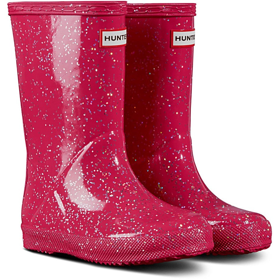 Bottes de pluie géantes à paillettes Hunter First Classic pour enfants
