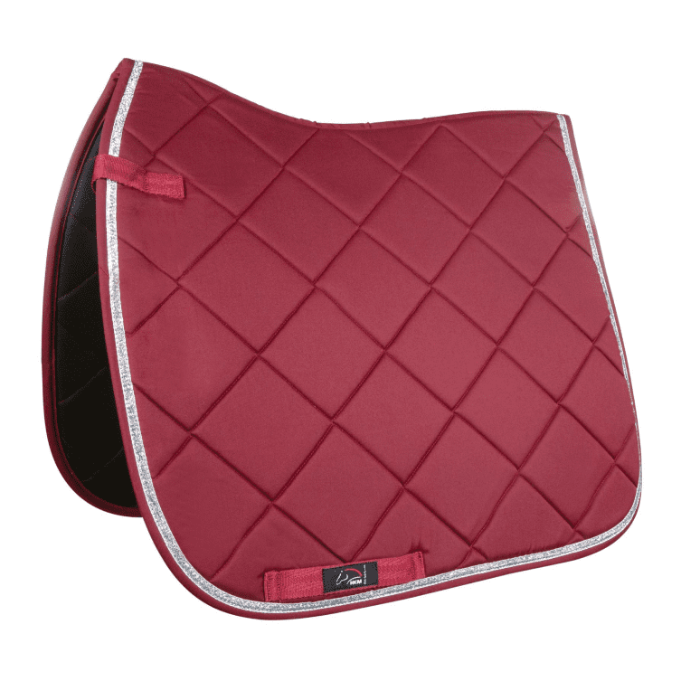 HKM Romy Saddle Cloth #colour_wine-red