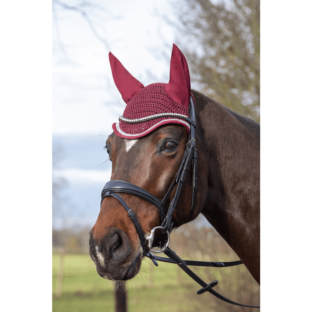 HKM Romy Ear Bonnet #colour_wine-red